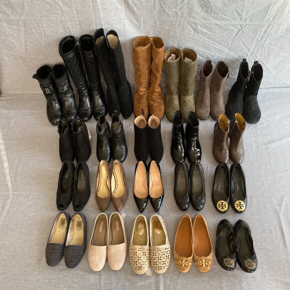 Nine West Leather Side Zip Block Heel Booties - Picture 12 of 17